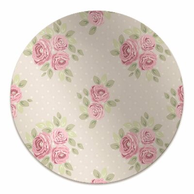 Office chair mat English roses