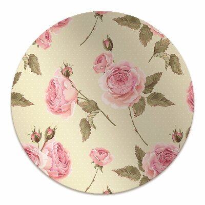 Office chair mat English roses