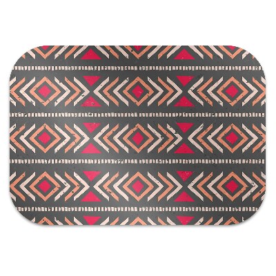 Office chair mat ethnic trail