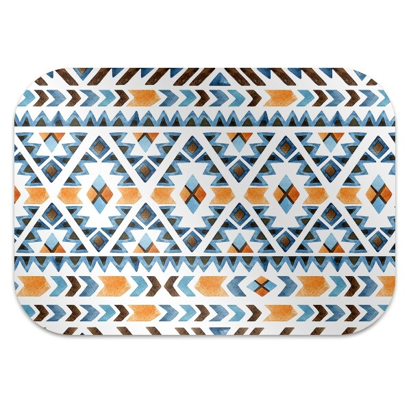 Office chair mat ethnic motifs