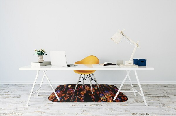 Computer chair mat dream catchers