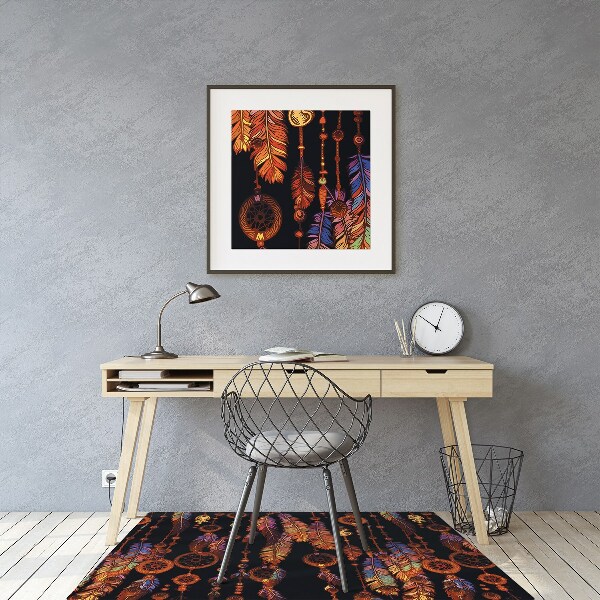Computer chair mat dream catchers