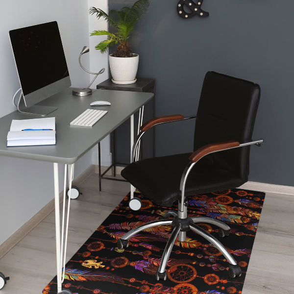 Computer chair mat dream catchers