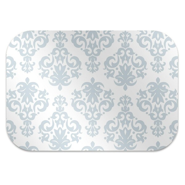 Office chair floor protector gray ornament
