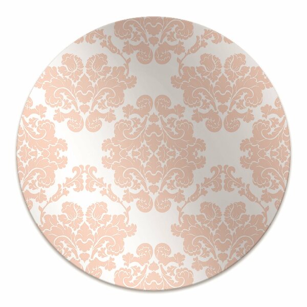 Office chair floor protector flower ornament