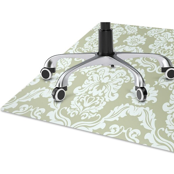 Chair mat floor panels protector green ornament
