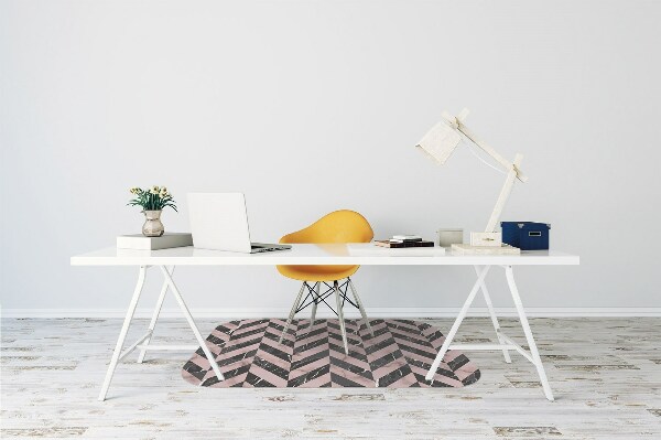 Chair mat floor panels protector Marble style loft