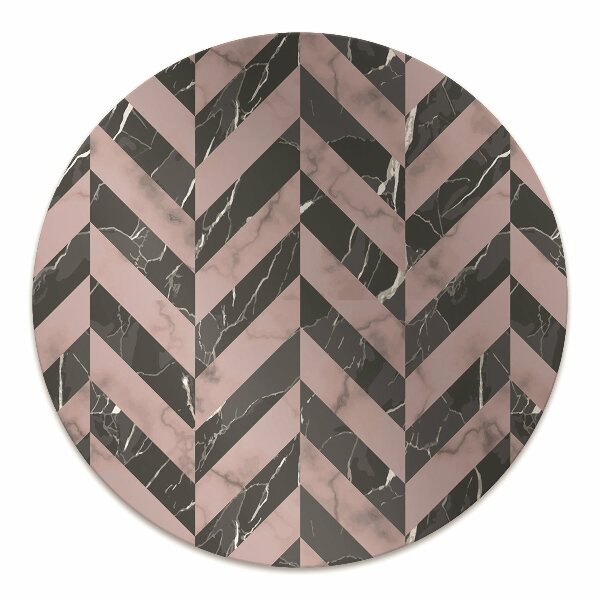 Chair mat floor panels protector Marble style loft