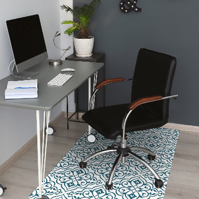 Desk chair mat pattern ornament