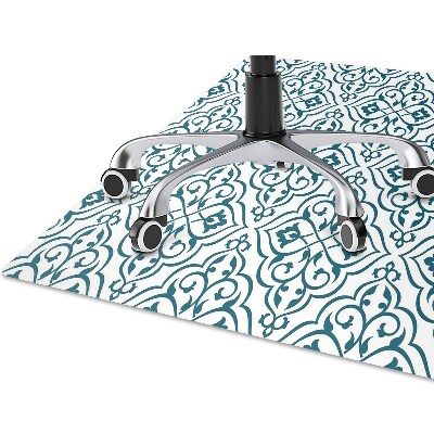 Desk chair mat pattern ornament