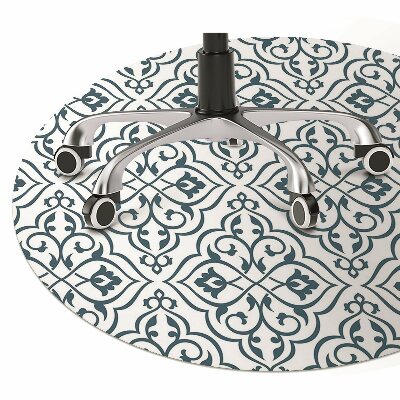 Desk chair mat pattern ornament