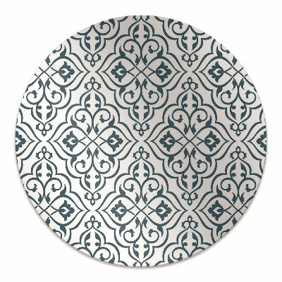 Desk chair mat pattern ornament