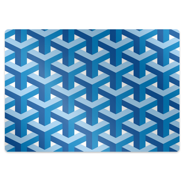 Office chair mat Three-dimensional graphics