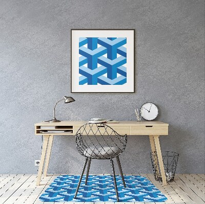 Office chair mat Three-dimensional graphics