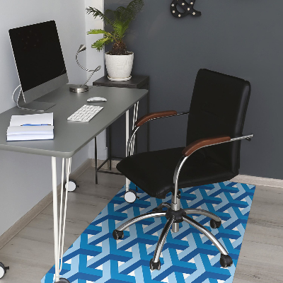 Office chair mat Three-dimensional graphics