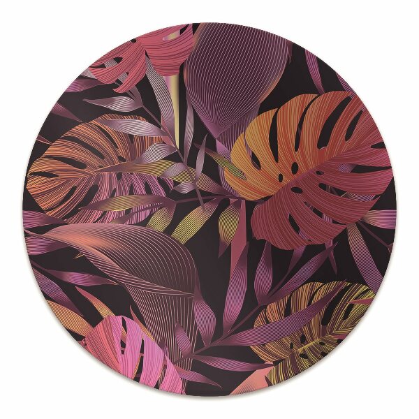 Office chair mat purple jungle