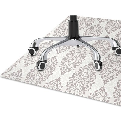 Office chair floor protector Damask