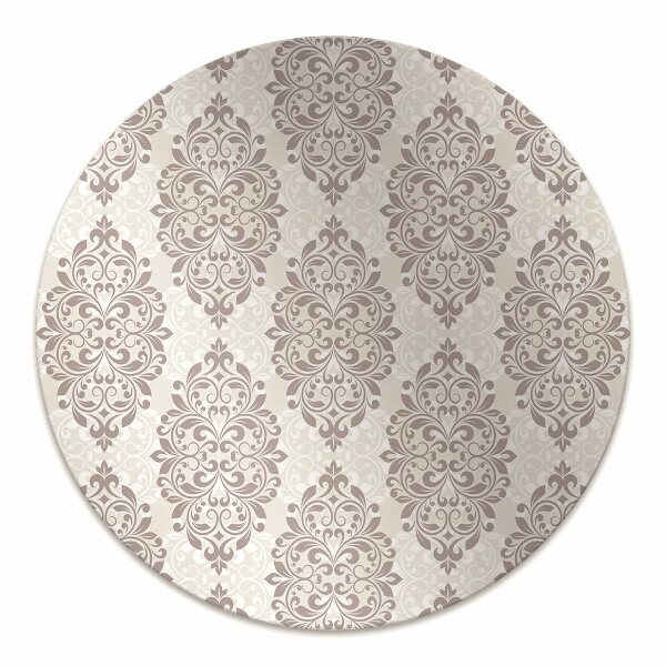 Office chair floor protector Damask