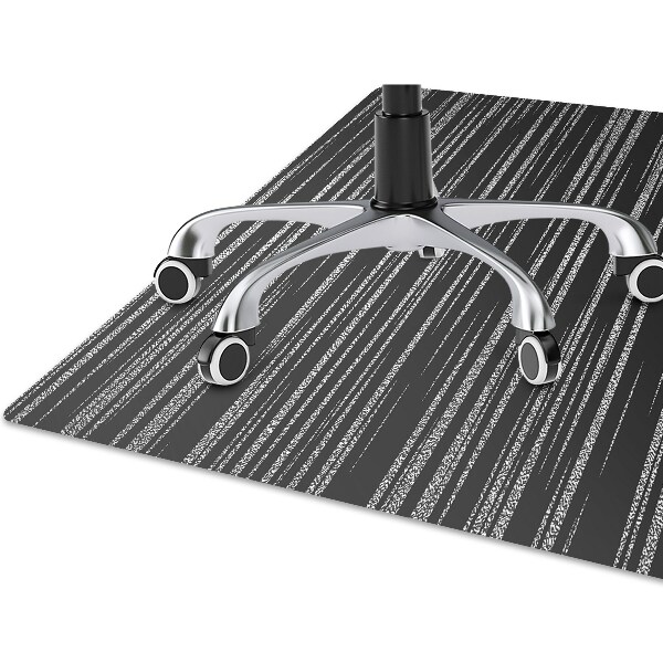 Office chair floor protector black design