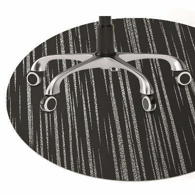 Office chair floor protector black design