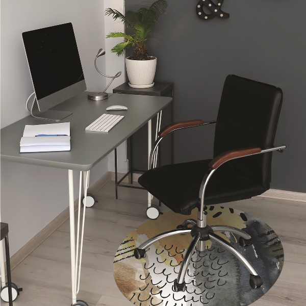 Office chair mat Autumn colors