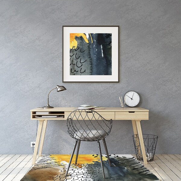 Office chair mat Autumn colors