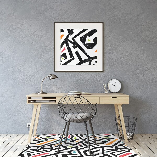 Office chair mat Graffiti