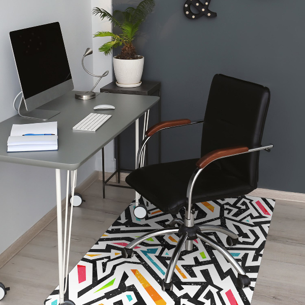 Office chair mat Graffiti