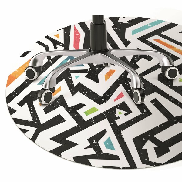 Office chair mat Graffiti