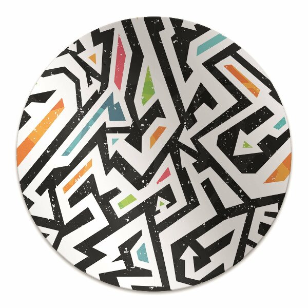 Office chair mat Graffiti