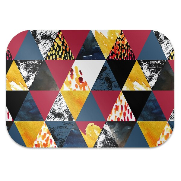 Chair mat floor panels protector autumn mosaic