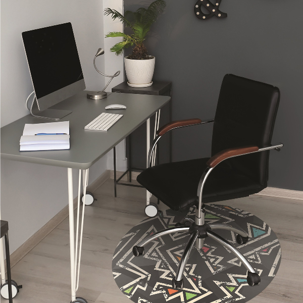 Office chair mat Graffiti