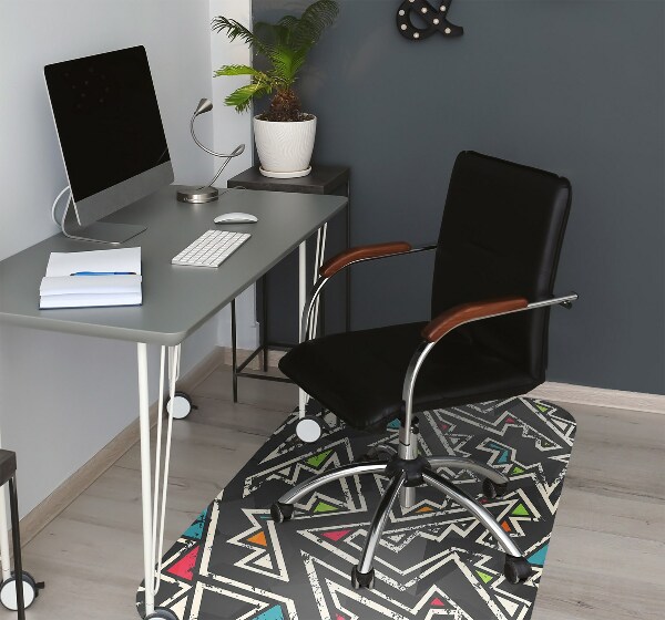 Office chair mat Graffiti
