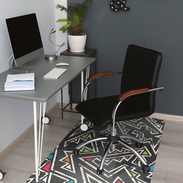 Office chair mat Graffiti