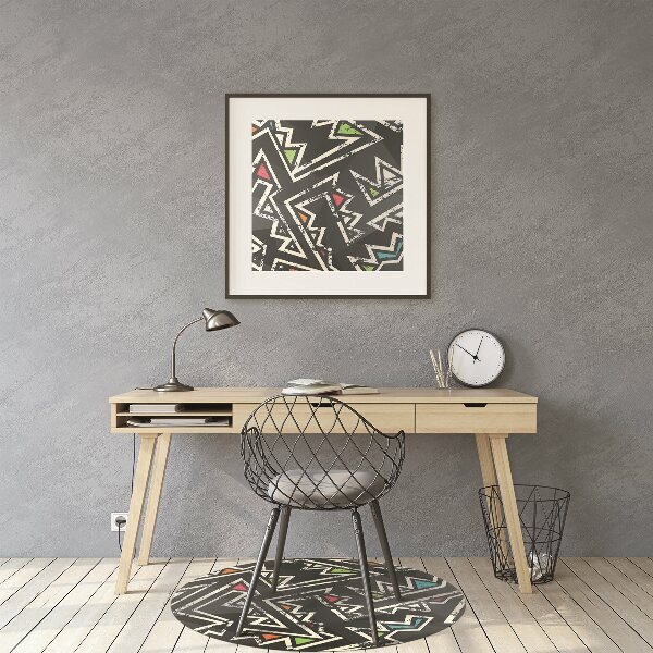 Office chair mat Graffiti