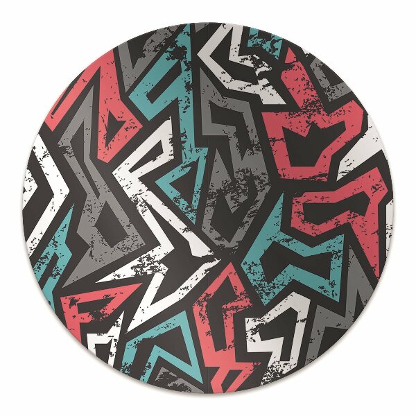 Office chair mat Graffiti