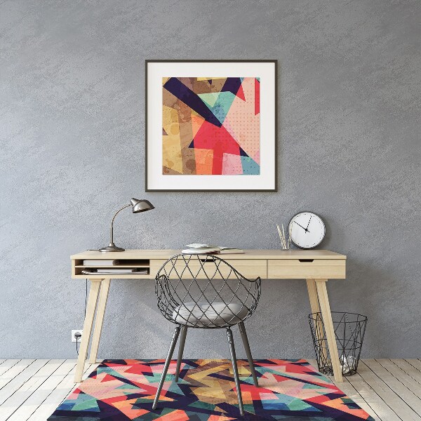 Chair mat autumn abstraction
