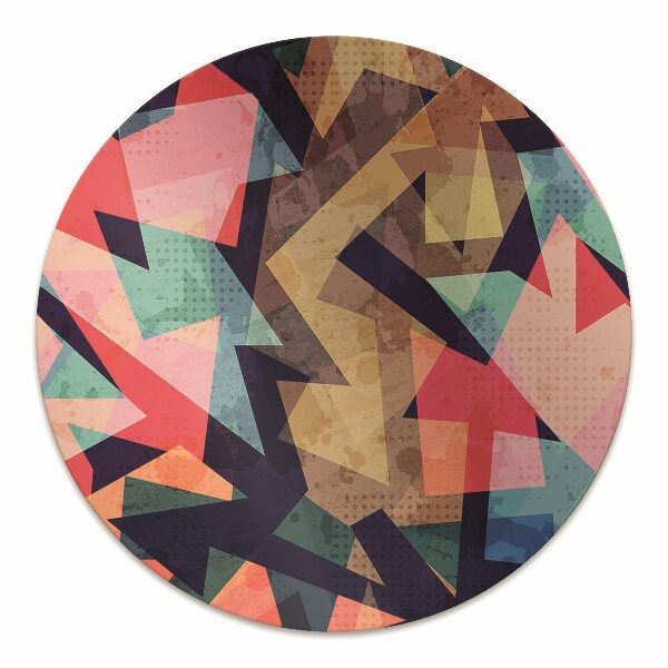 Chair mat autumn abstraction