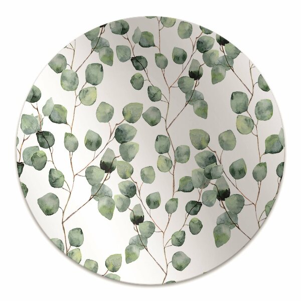 Chair mat floor panels protector Twigs with leaves