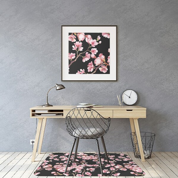 Computer chair mat Cherry blossoms