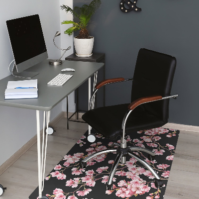 Computer chair mat Cherry blossoms