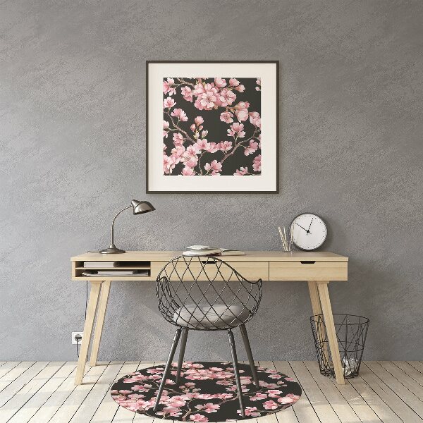 Computer chair mat Cherry blossoms