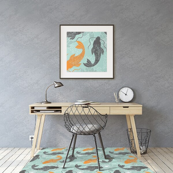 Computer chair mat Chinese carp