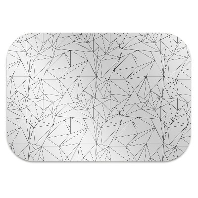 Office chair mat simple triangles