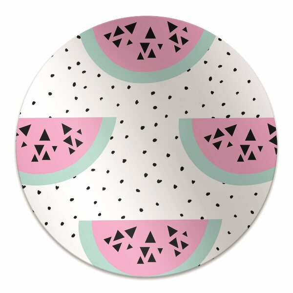 Office chair mat Watermelons and dots