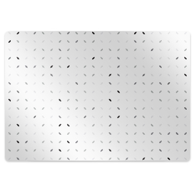 Chair mat floor panels protector symmetrical pattern