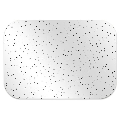 Office chair mat chaotic dots