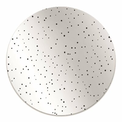 Office chair mat chaotic dots