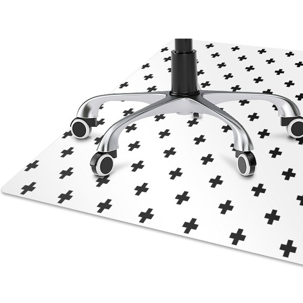 Desk chair floor protector monochrome pros
