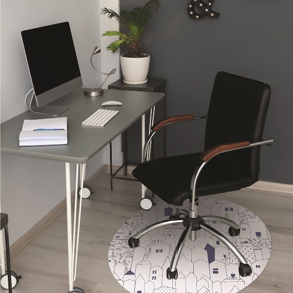 Office chair floor protector Figure town